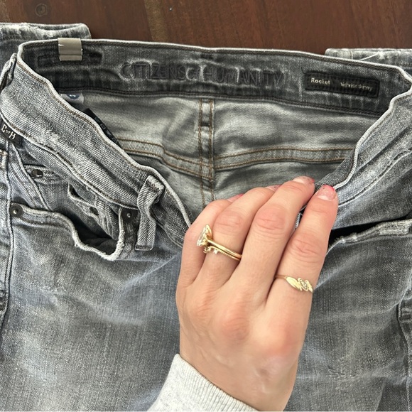 Citizens of Humanity Rocket Crop high rise skinny Jeans Size 24 - Picture 3 of 6